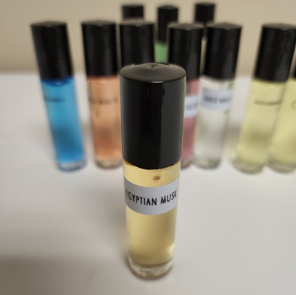 Egyptian Musk Scent Body Oil Fragrance 1/3oz Roll On Bottle